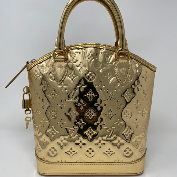 Louis Vuitton Limited Edition Gold Monogram Miroir Lockit Bag 2006 Marc Jacobs - Picture 11 of 17